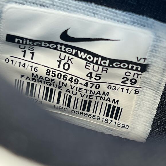 Nike Air Max Mercurial Racer Blue 1998  R9 men’s sneaker shoes 850649-470 - Picture 4 of 8